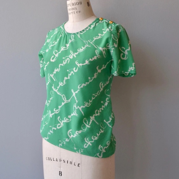 Vintage 1970’s Chanel Silk Blouse - Picture 2 of 6